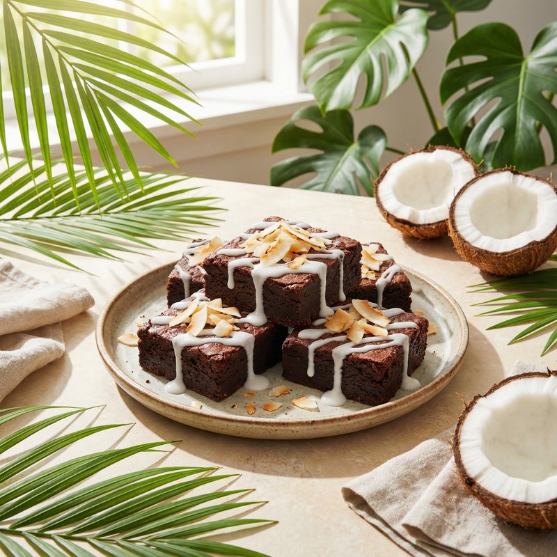 Sweet Potato Protein Brownies